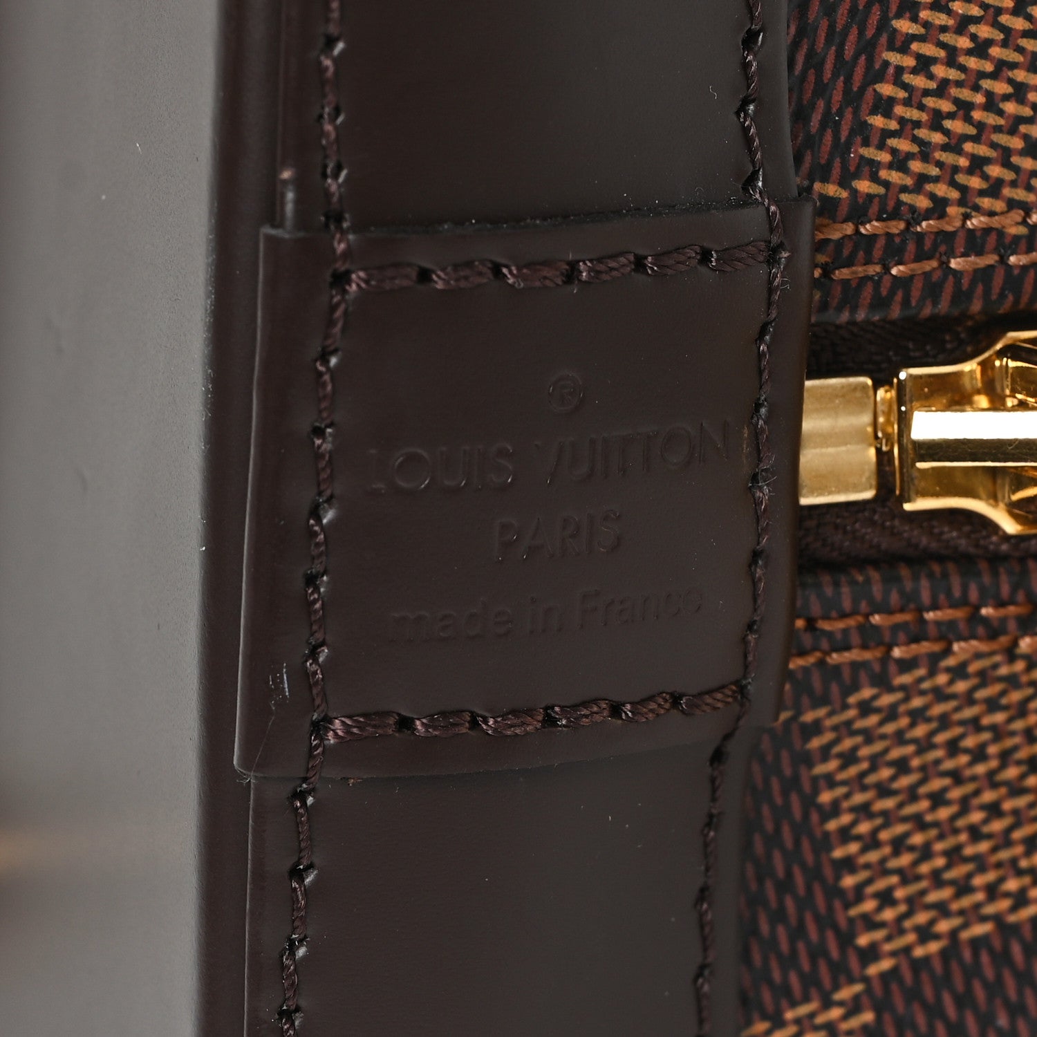 Louis Vuitton Damier Ebene Alma MM 6 of 9