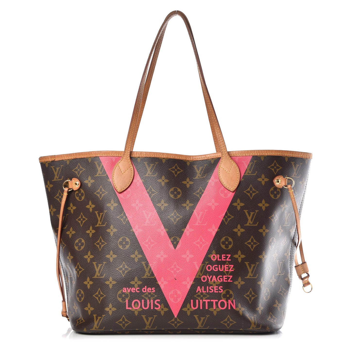 Monogram V Neverfull MM Grenade