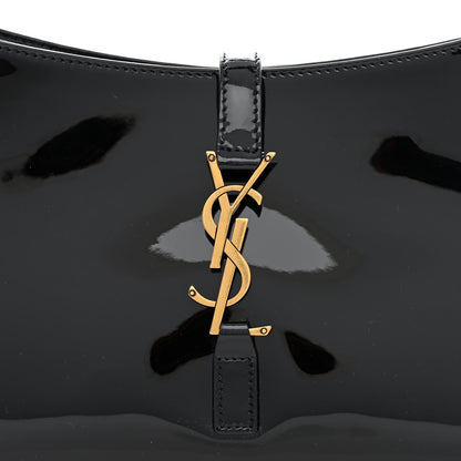 Saint Laurent Patent Le 5 A 7 Hobo Black 8 of 12