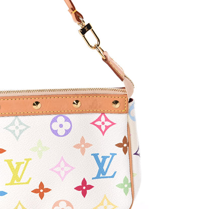 Louis Vuitton Monogram Multicolor Pochette Accessories White 9 of 9
