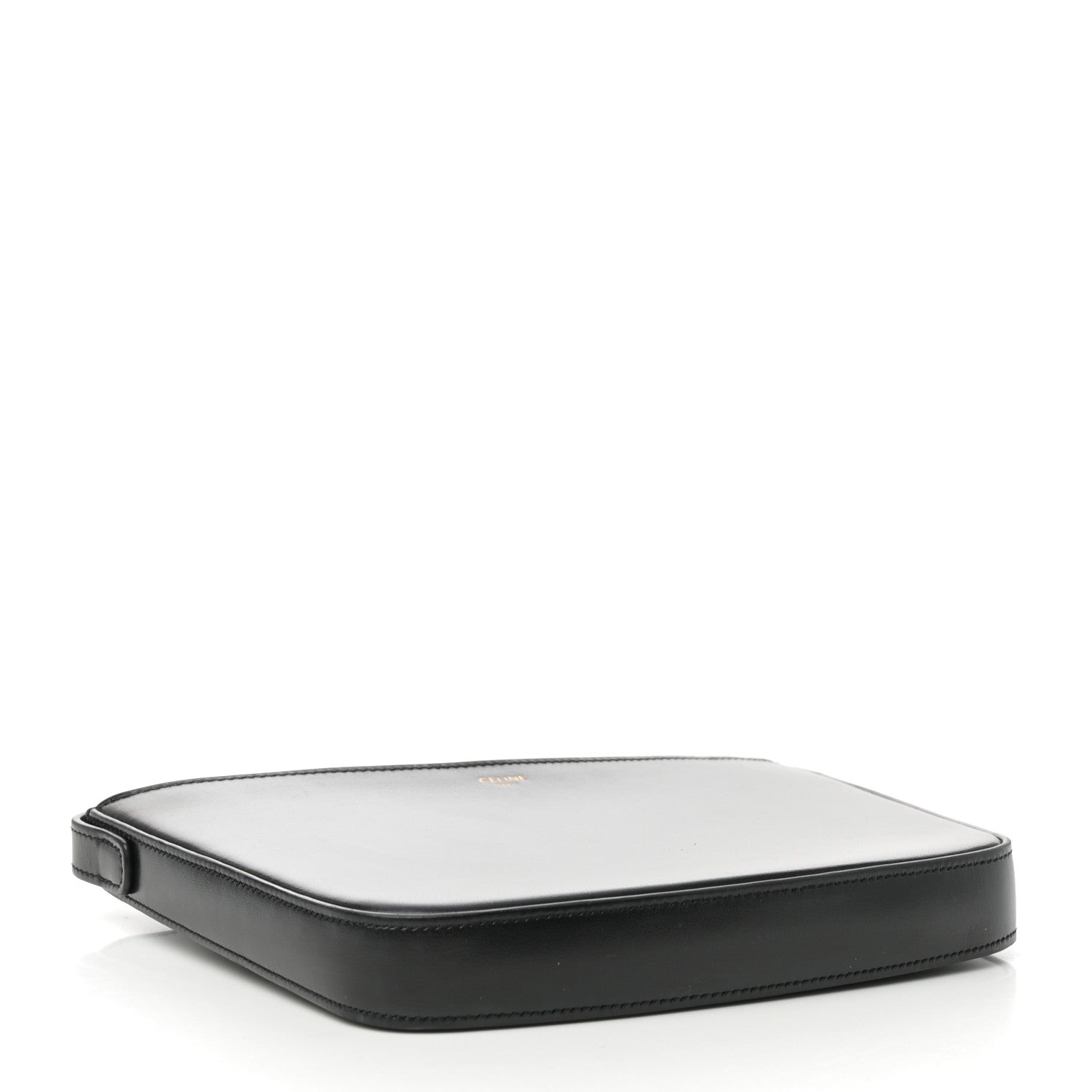 Celine Shiny Calfskin Medium Croque Bag Black 4 of 11