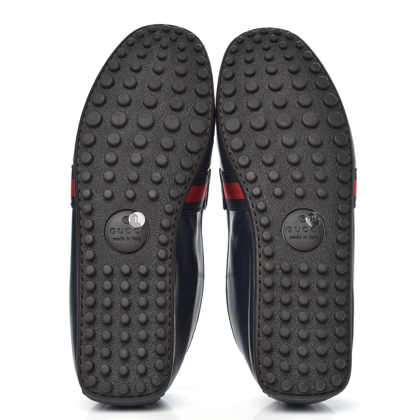 Nappa Web Mens Kanye Driver Loafers 11 Blue