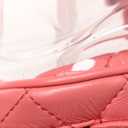 Chanel Crumpled Calfskin PVC Quilted Backpack Pink 15 of 15