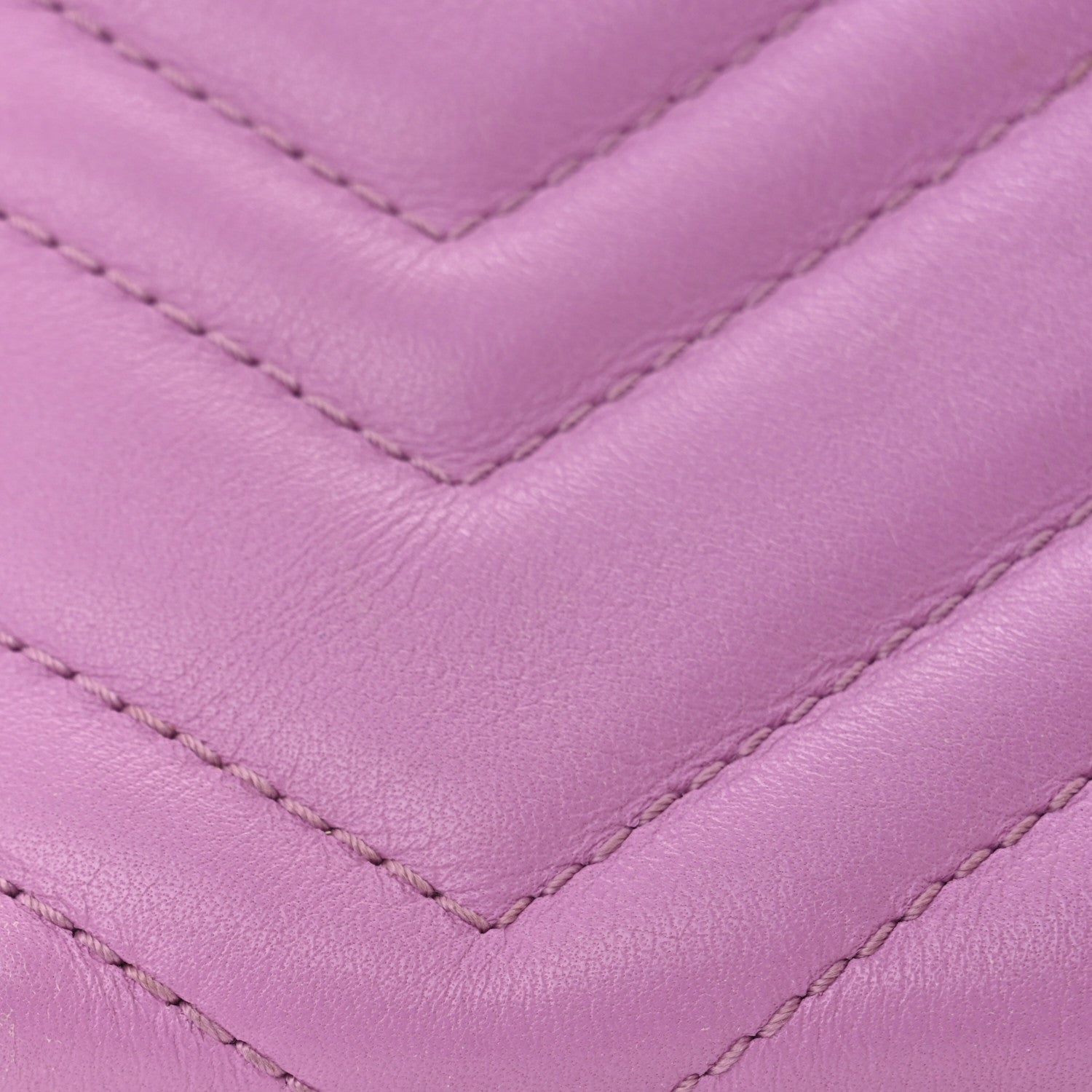 Gucci Calfskin Matelasse Mini GG Marmont Chain Bag Candy Mousse 11 of 14