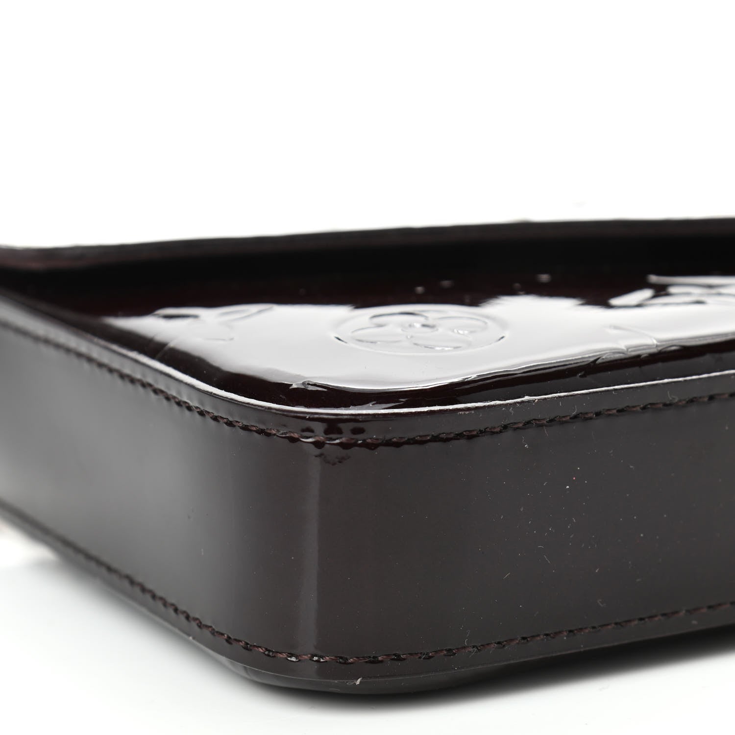 Louis Vuitton Vernis Pochette Felicie Chain Wallet Amarante 10 of 13