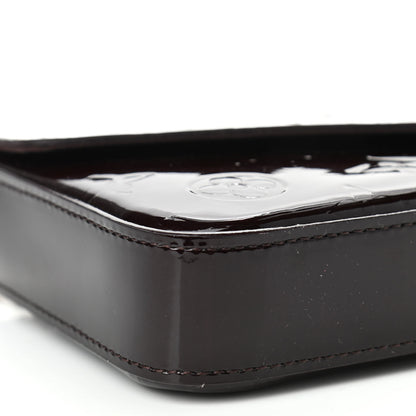 Louis Vuitton Vernis Pochette Felicie Chain Wallet Amarante 10 of 13