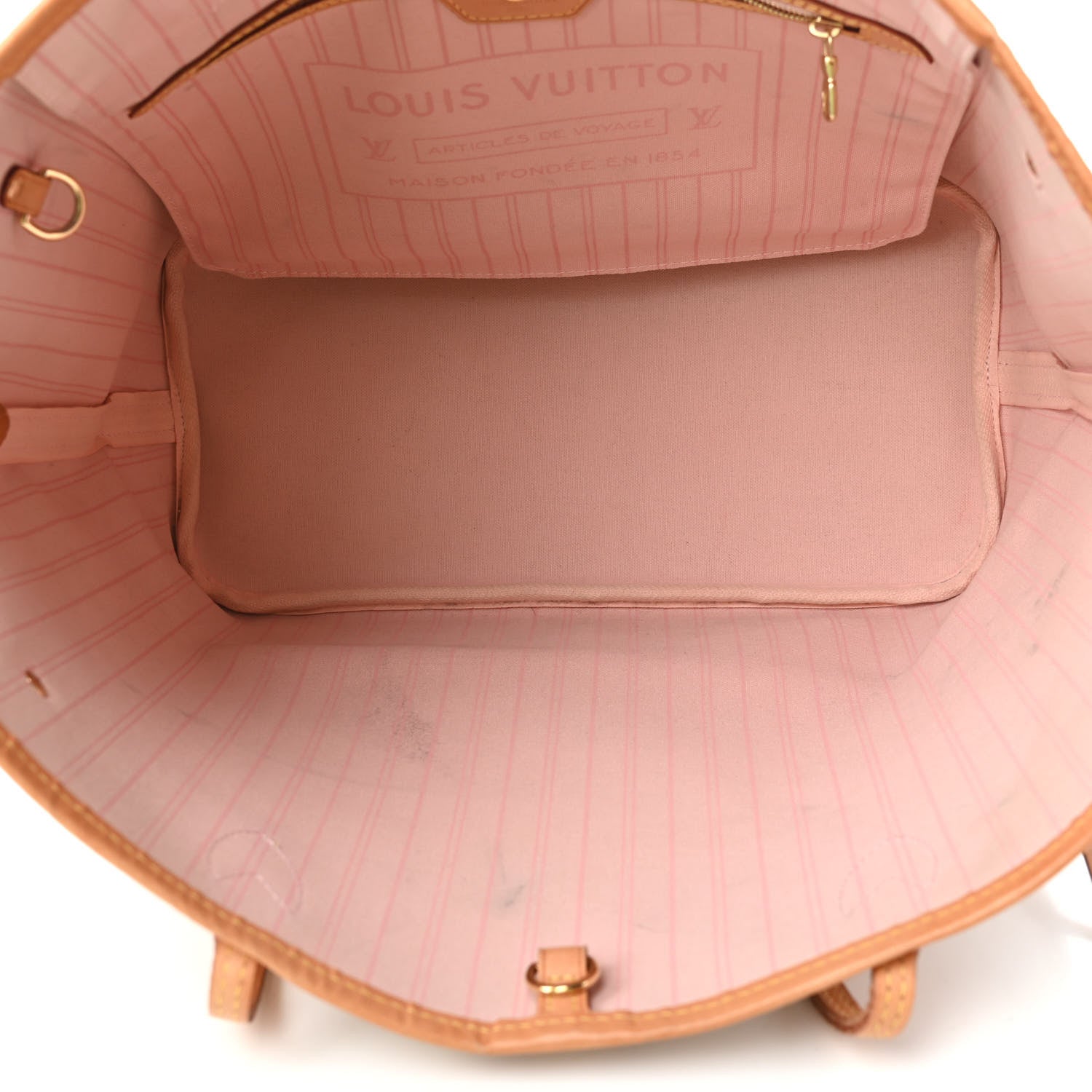 Louis Vuitton Damier Azur Neo Neverfull MM Rose Ballerine 5 of 11