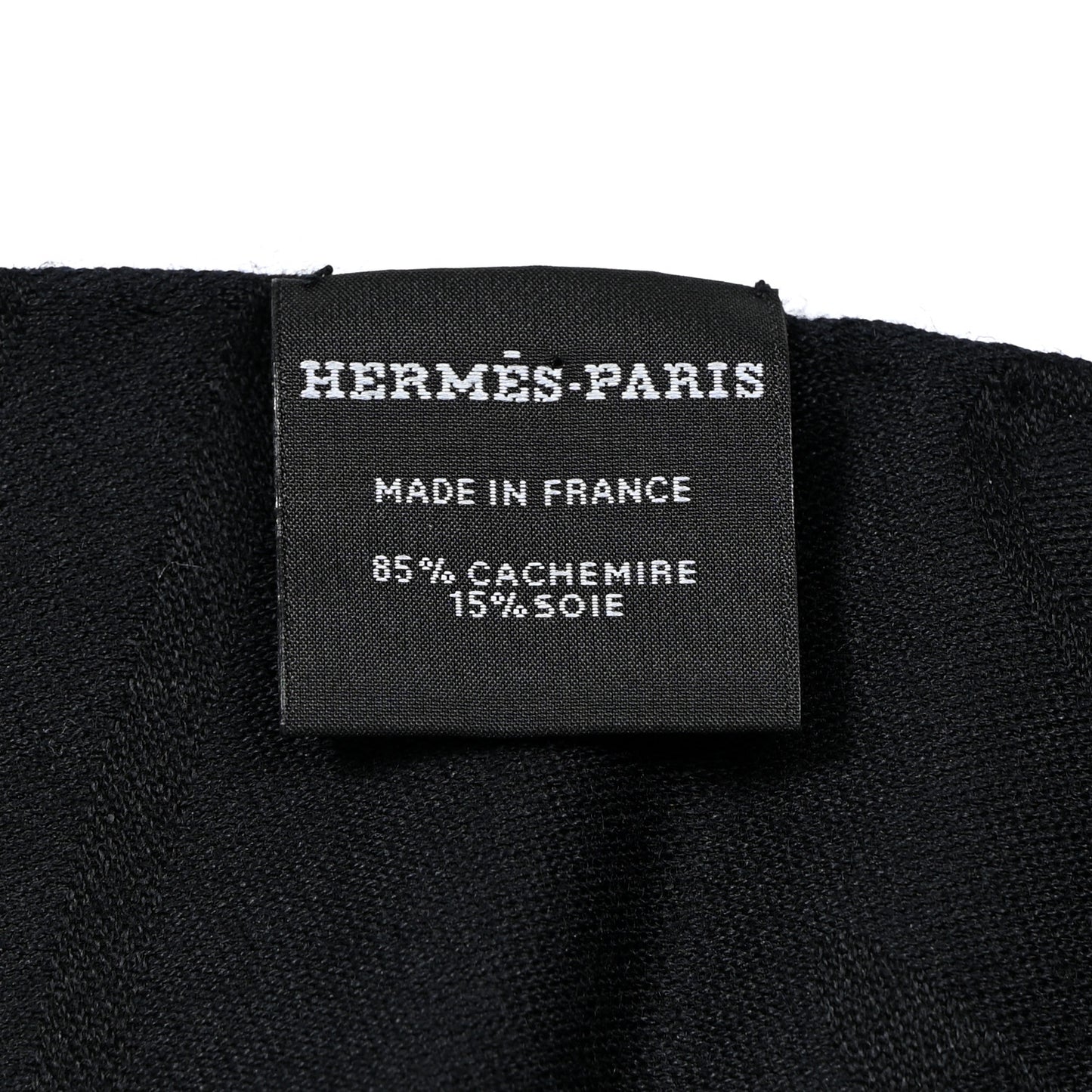 Cashmere Silk New Libris Stole Black