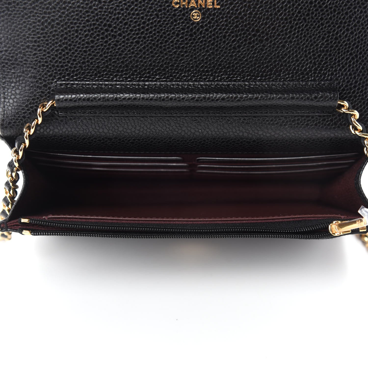 Chanel Caviar Quilted Wallet On Chain WOC Black 5 of 11