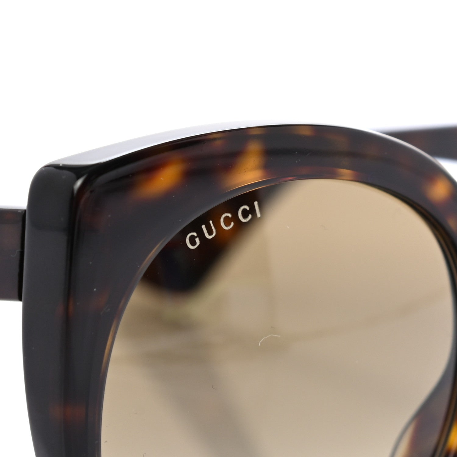 Gucci Acetate Cat Eye Sunglasses GG0325S Tortoise 7 of 7