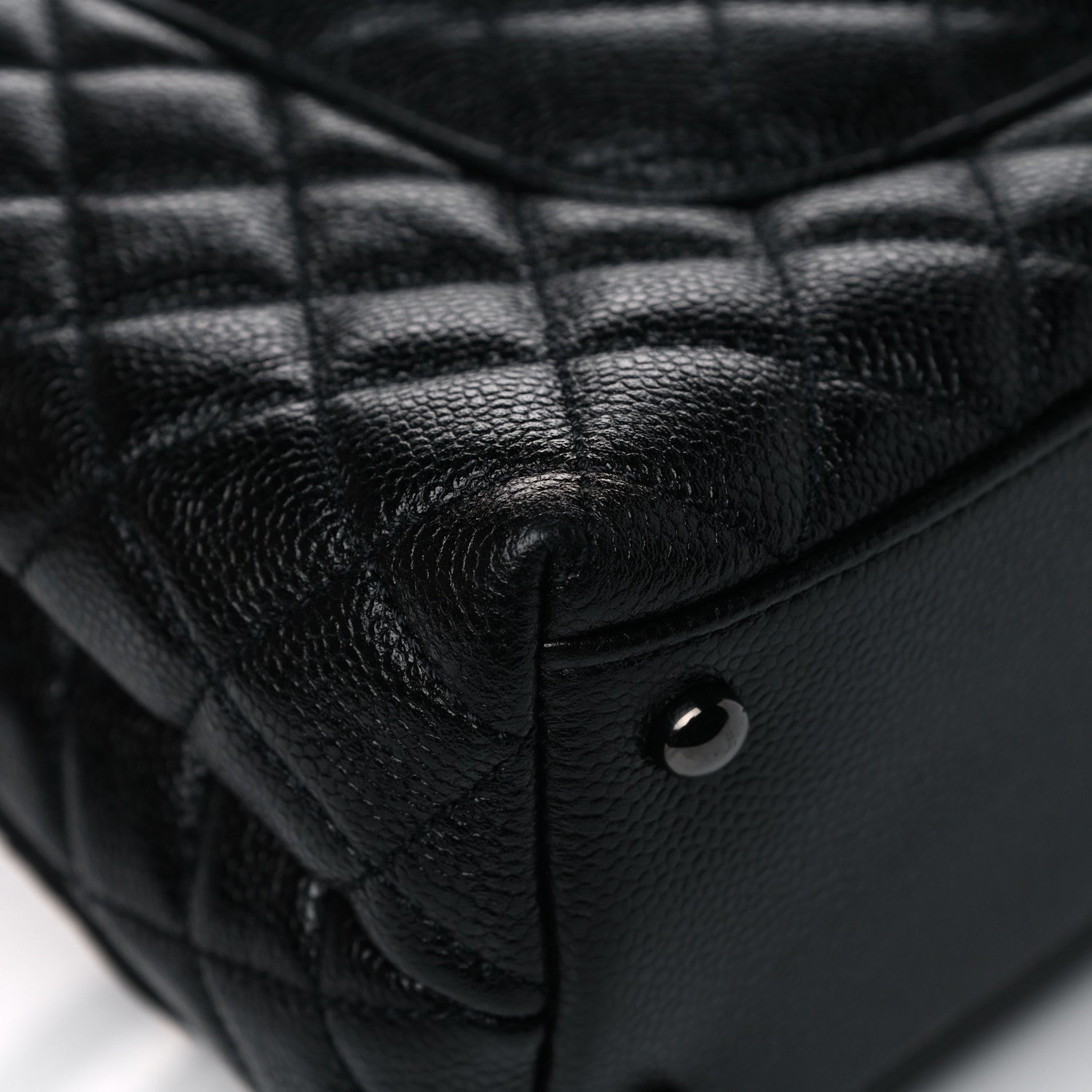 Chanel Caviar Quilted Small Coco Handle Flap So Black 12 of 13