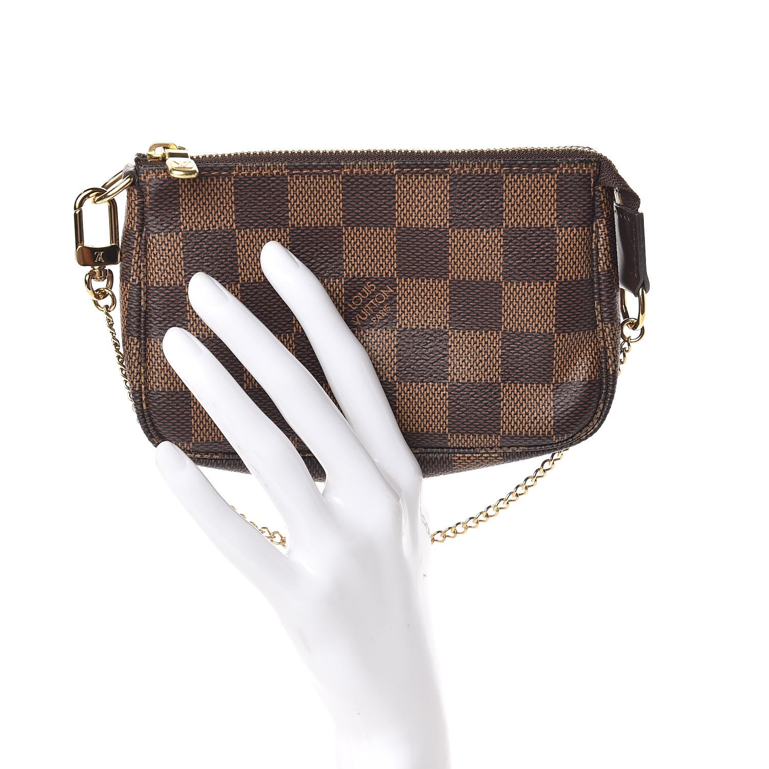 Louis Vuitton Damier Ebene Mini Pochette Accessories 2 of 7