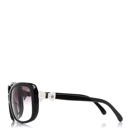 Chanel CC Bow Sunglasses 5171 Black White 3 of 8