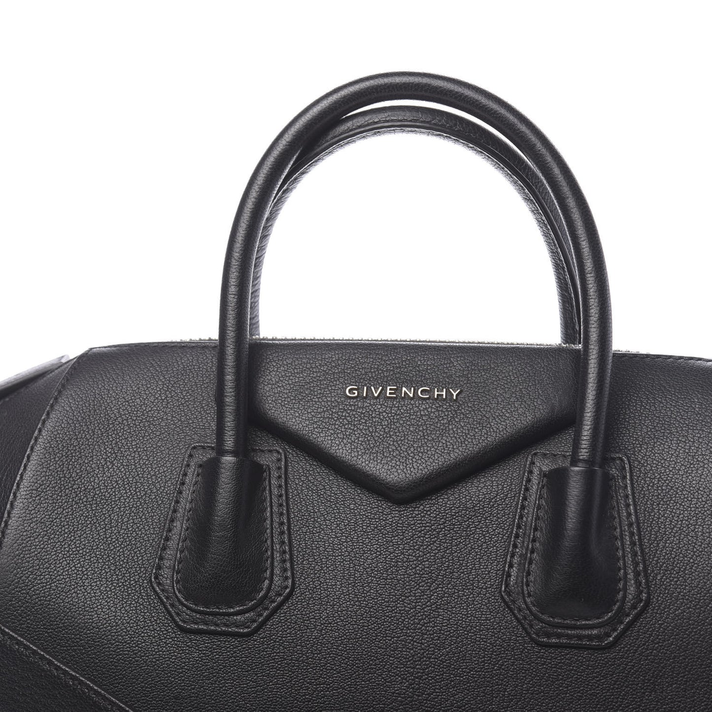 Sugar Goatskin Medium Antigona Black