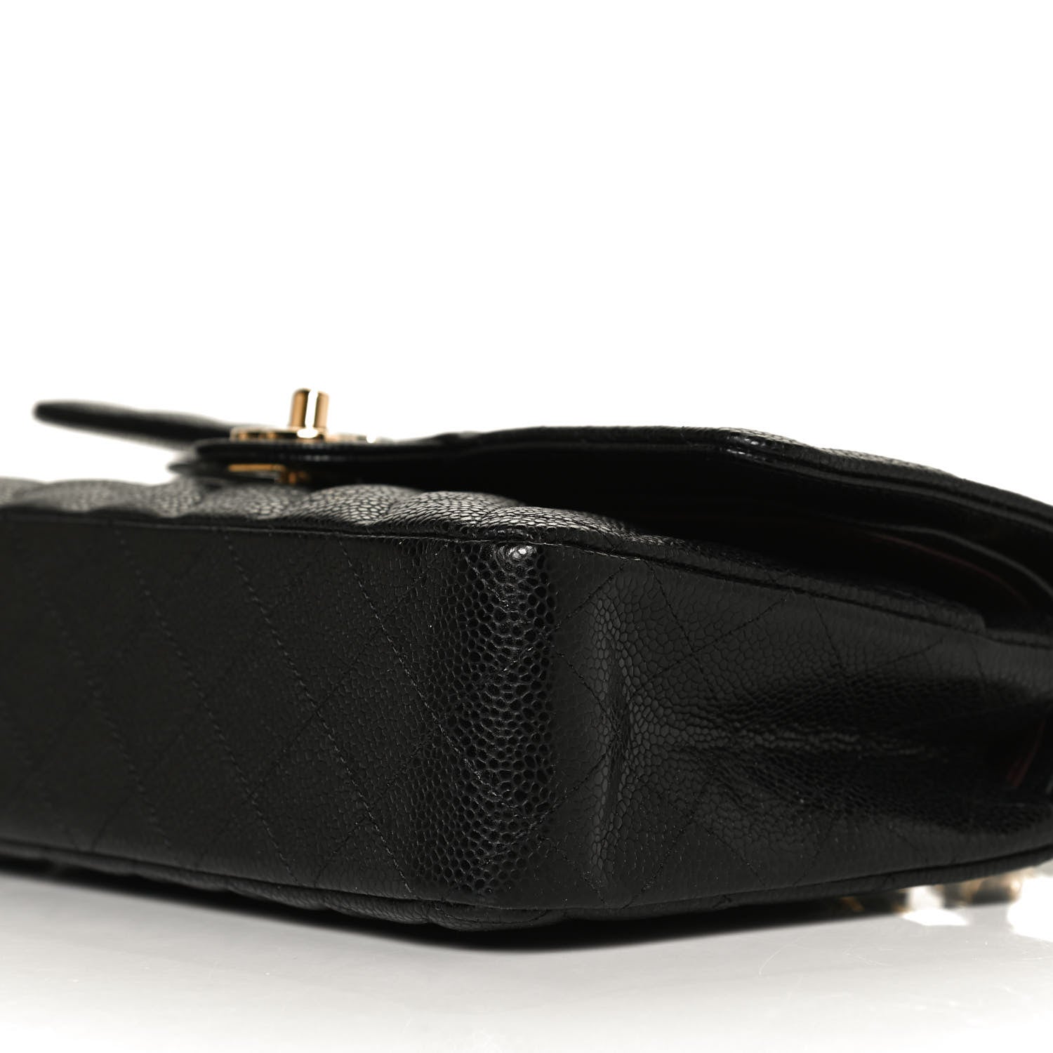 Chanel Caviar Quilted Medium Double Flap Black 10 of 13