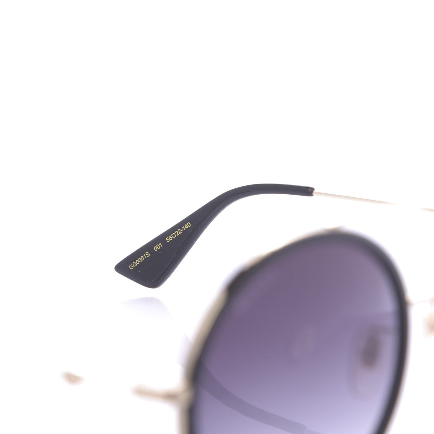 Round Sunglasses GG 0061S Black