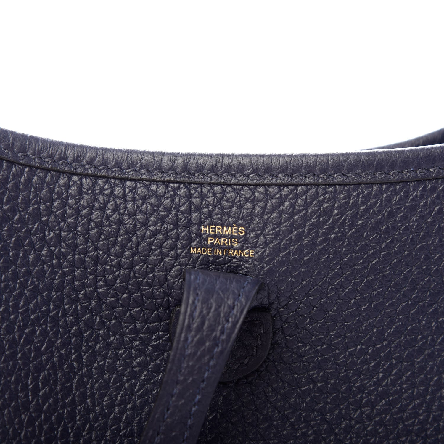 Hermes Taurillon Clemence Evelyne TPM Bleu Nuit 6 of 10