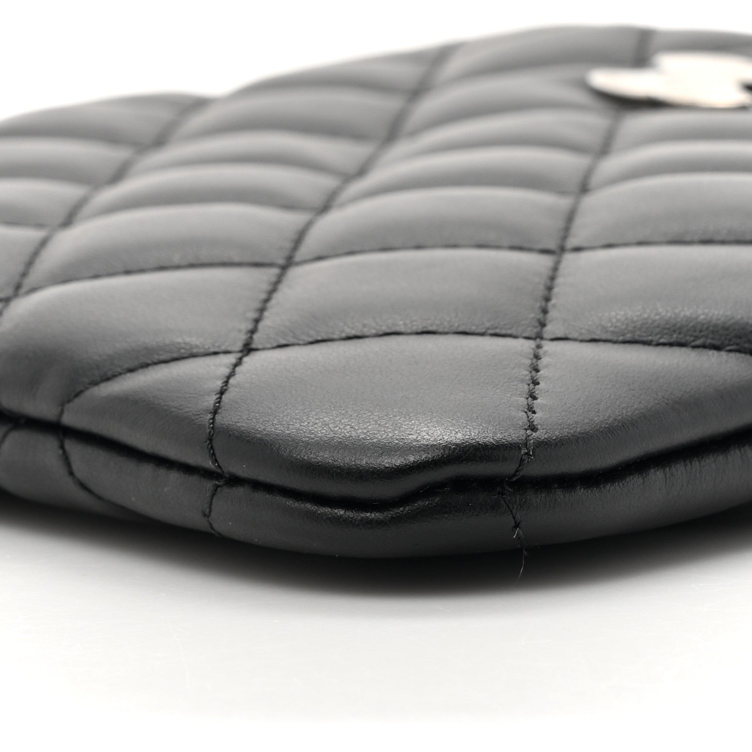 Chanel Lambskin Quilted Crossbody Bag Black 10 of 11