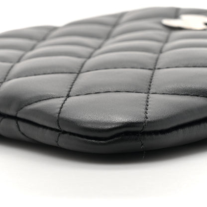 Chanel Lambskin Quilted Crossbody Bag Black 10 of 11