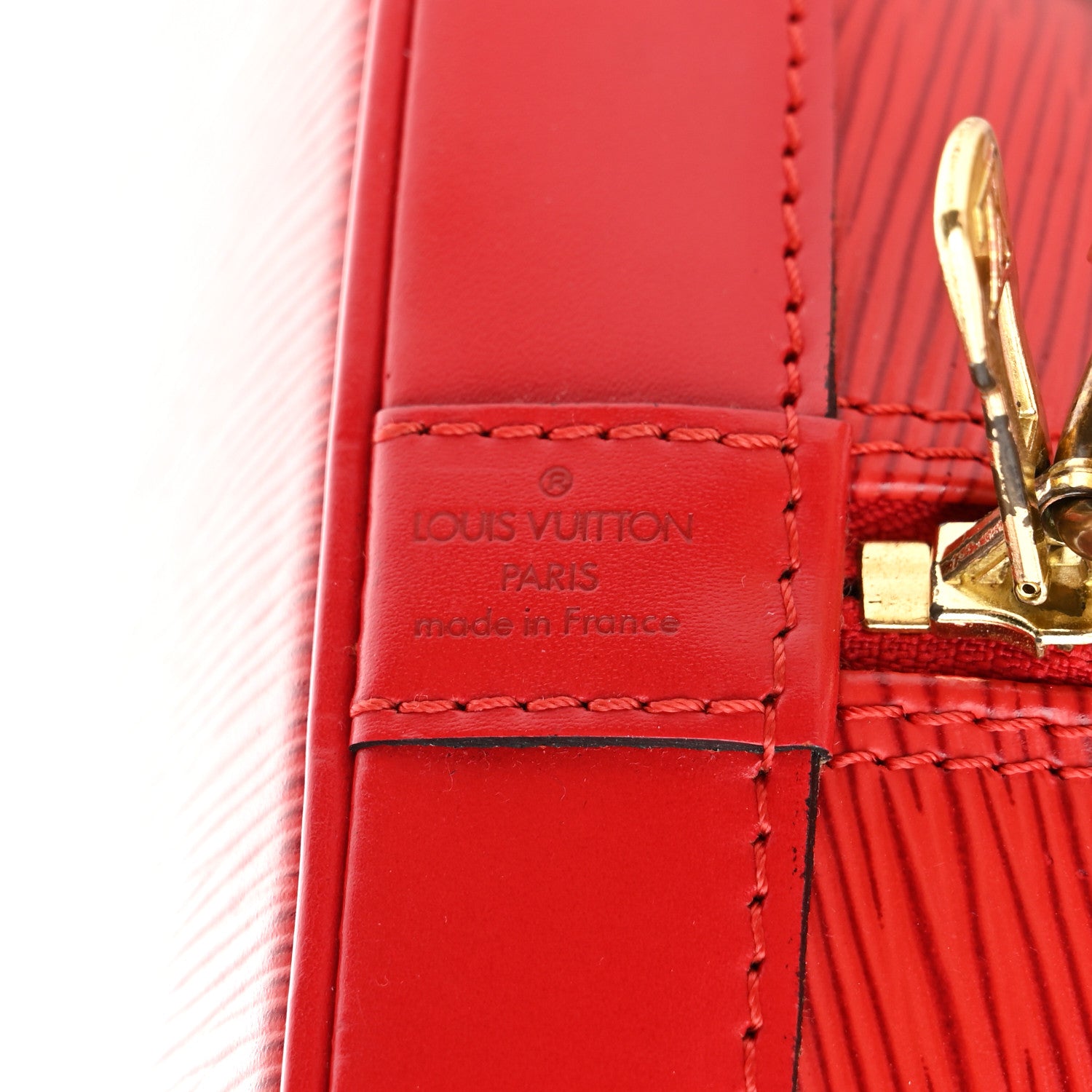Louis Vuitton Epi Alma PM Castillan Red 6 of 11