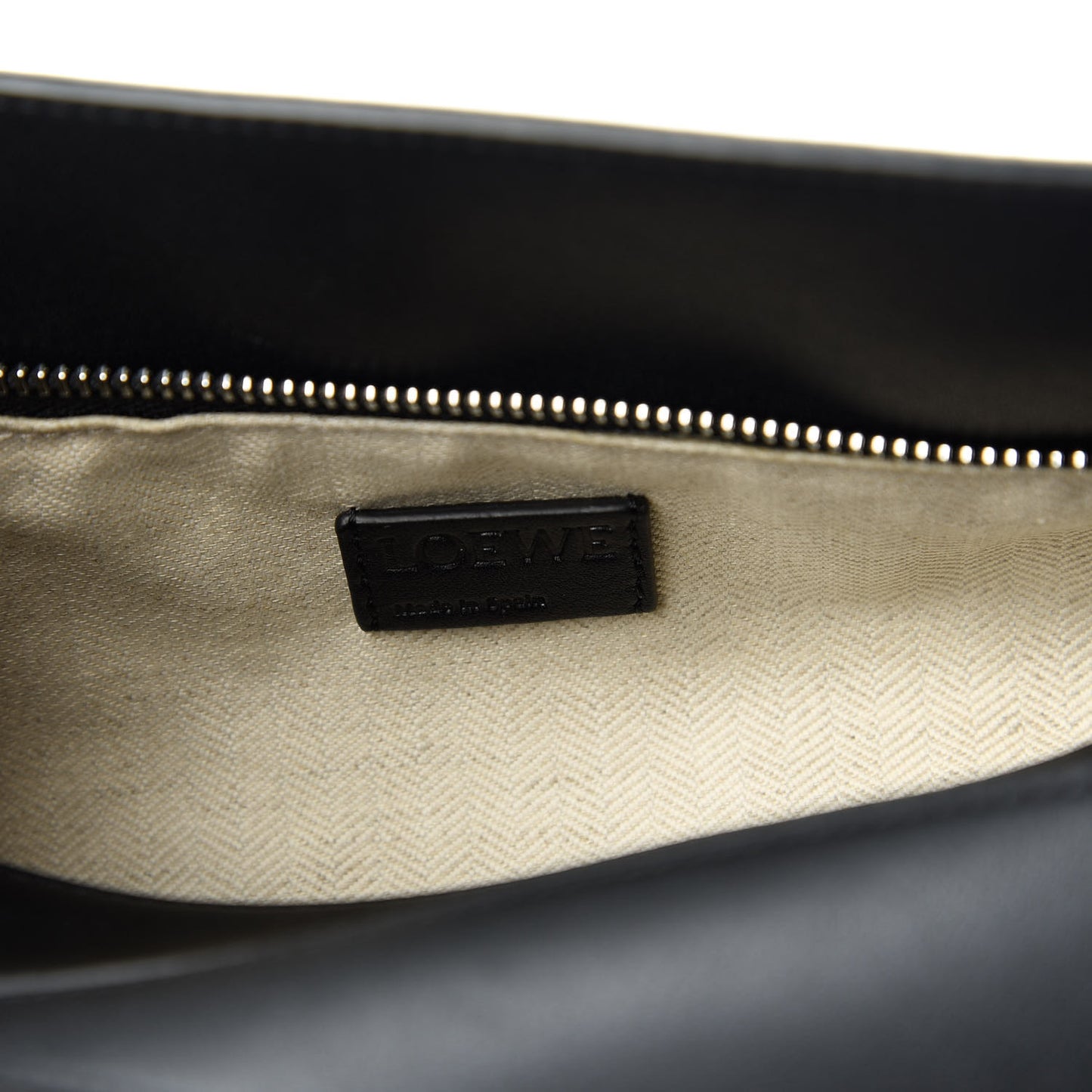Calfskin Medium Puzzle Bag Black