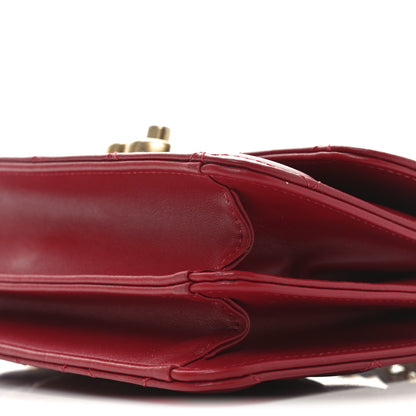 Chanel Lambskin Quilted Chunky Chain Handle Mini Flap Red 10 of 11