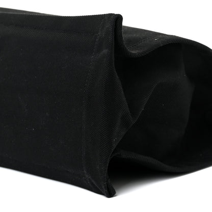 Saint Laurent Linen Calfskin Rive Gauche Tote Black 9 of 19
