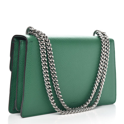 Gucci Pebbled Calfskin Small Dionysus Shoulder Bag Emerald 3 of 10