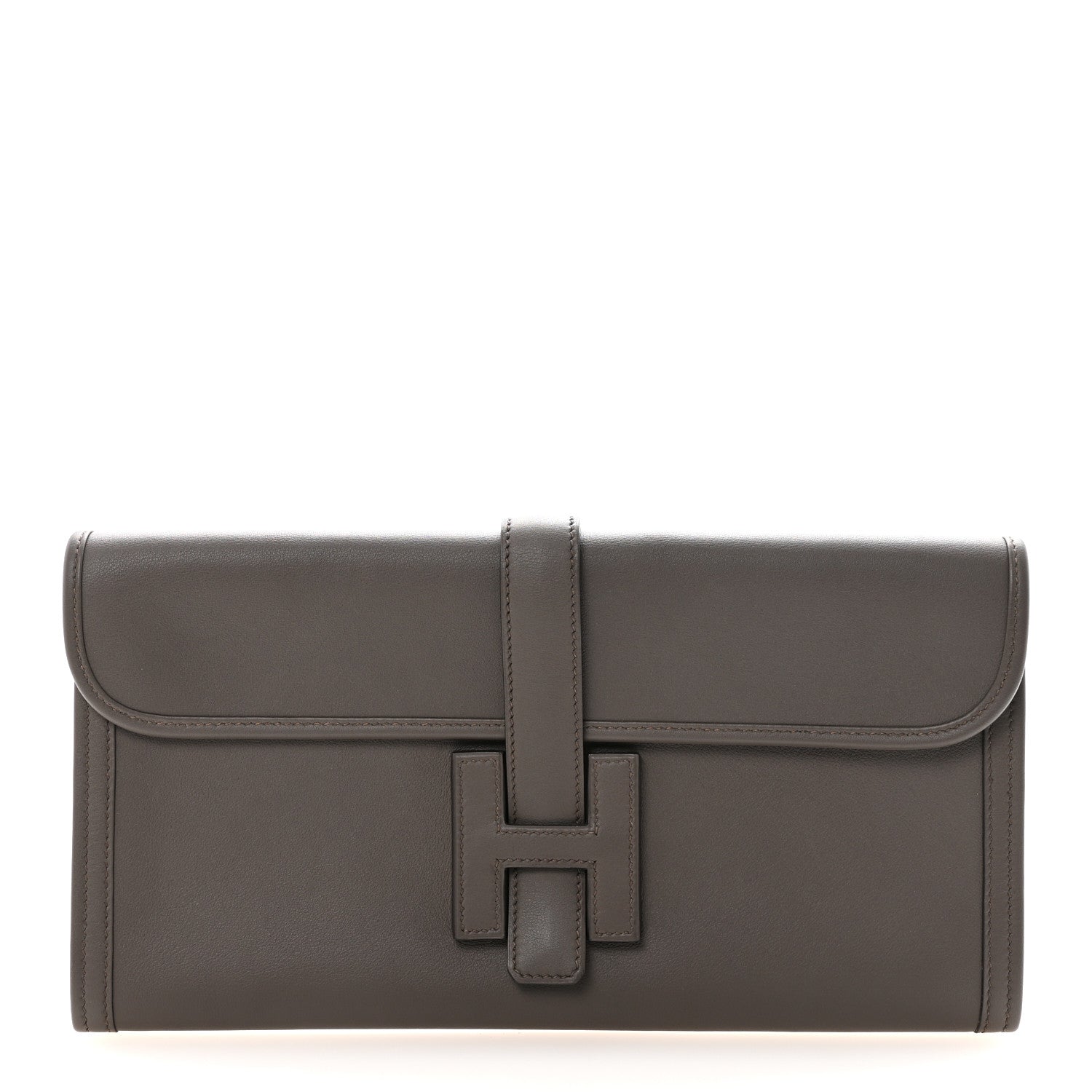 Hermes Swift Jige Elan 29 Clutch Etain 1 of 8