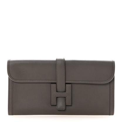 Hermes Swift Jige Elan 29 Clutch Etain 1 of 8