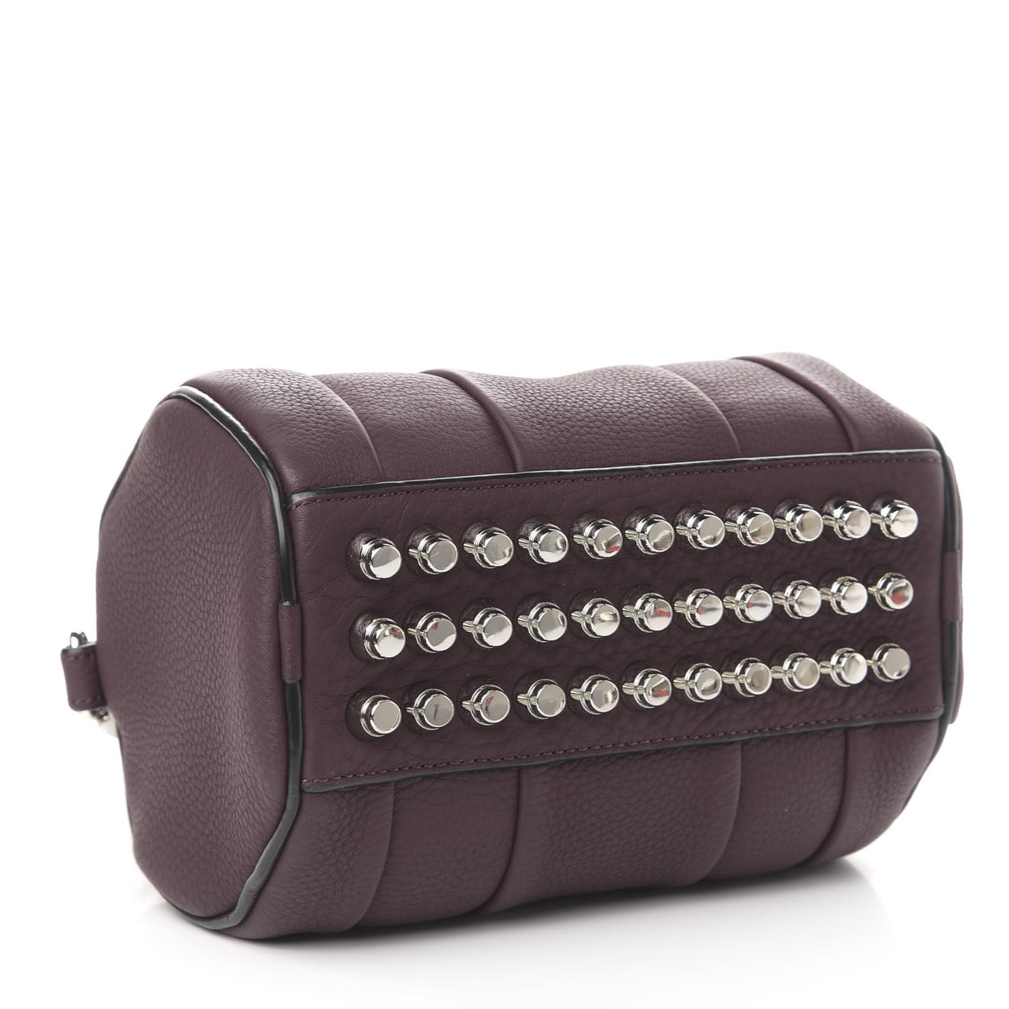 Pebbled Calfskin Mini Rockie Matte Oxblood