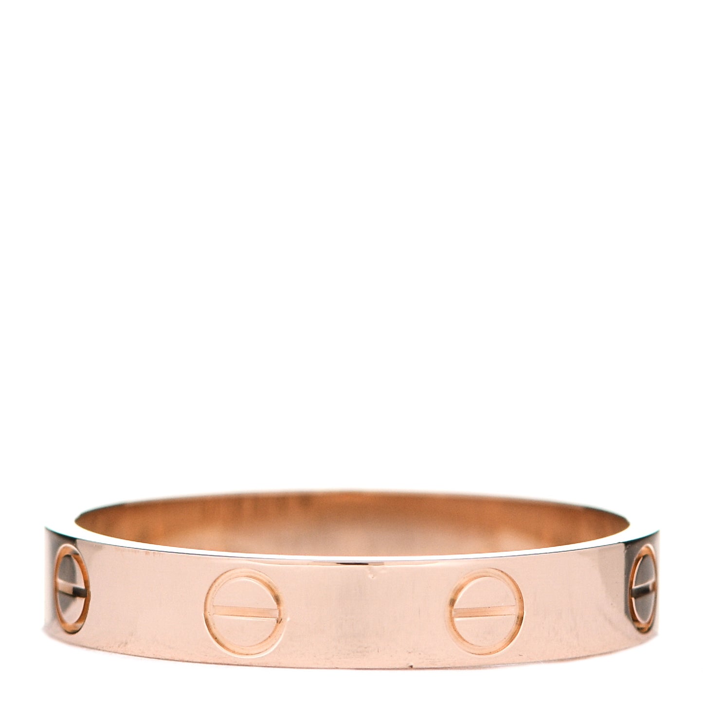 18K Pink Gold 3.5mm LOVE Wedding Band Ring 58 8.25