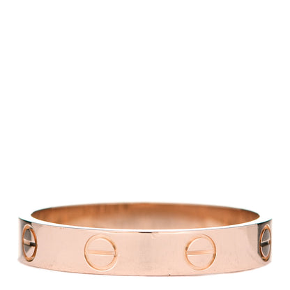 Cartier 18K Pink Gold 3.5mm LOVE Wedding Band Ring 58 8.25 3 of 4