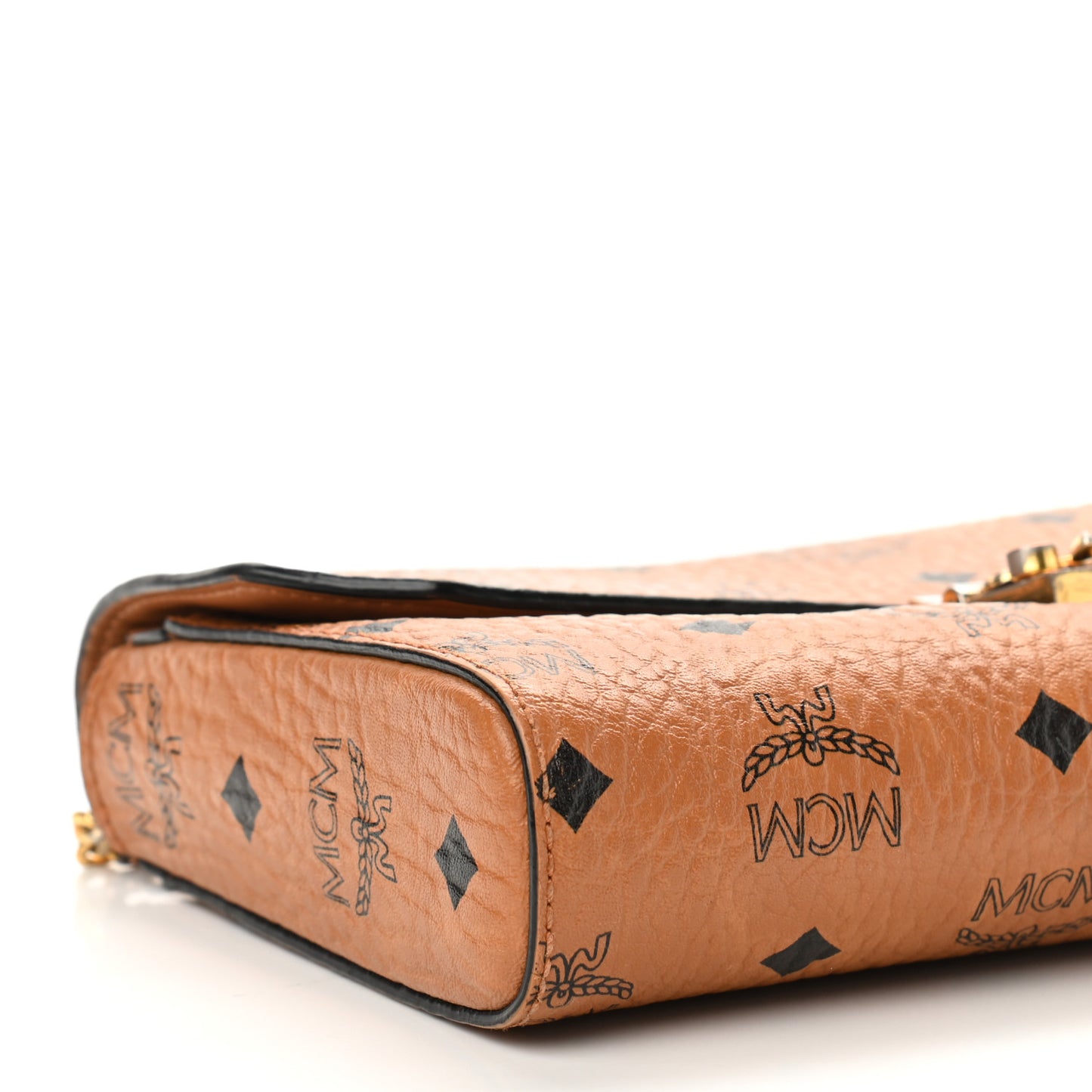 Visetos Medium Patricia Wallet On Chain Cognac