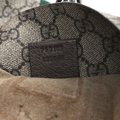 Gucci GG Supreme Monogram Calfskin Web Small Jackie 1961 Shoulder Bag Beige Brown Sugar 8 of 10