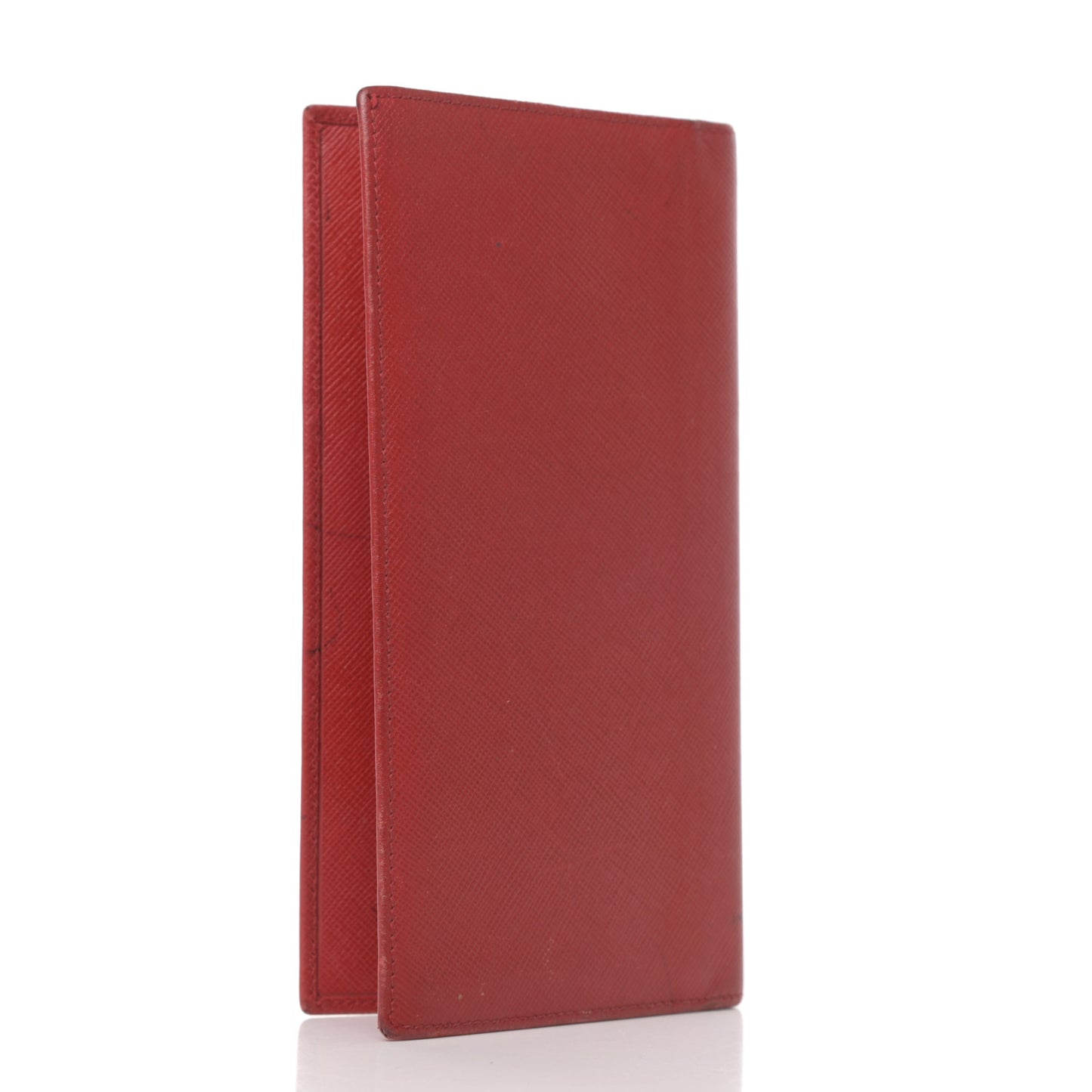 Saffiano Checkbook Cover Rosso