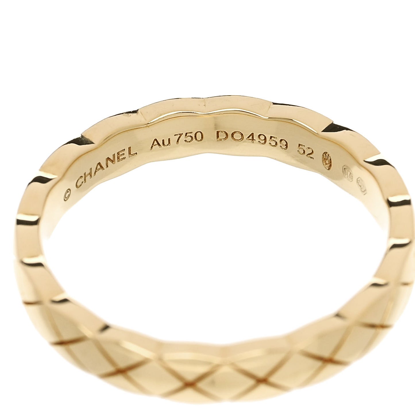 18K Yellow Gold Mini Coco Crush Ring 52 6
