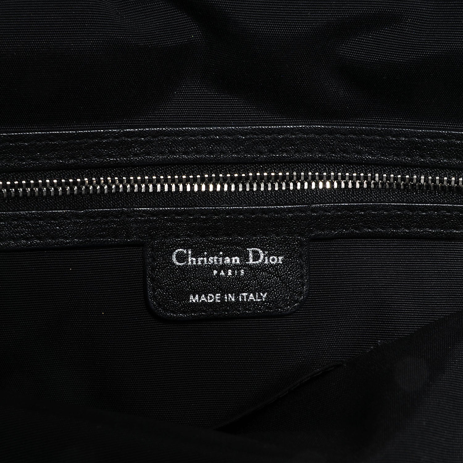 Christian Dior Lambskin Karenina Large Tote Black 7 of 8