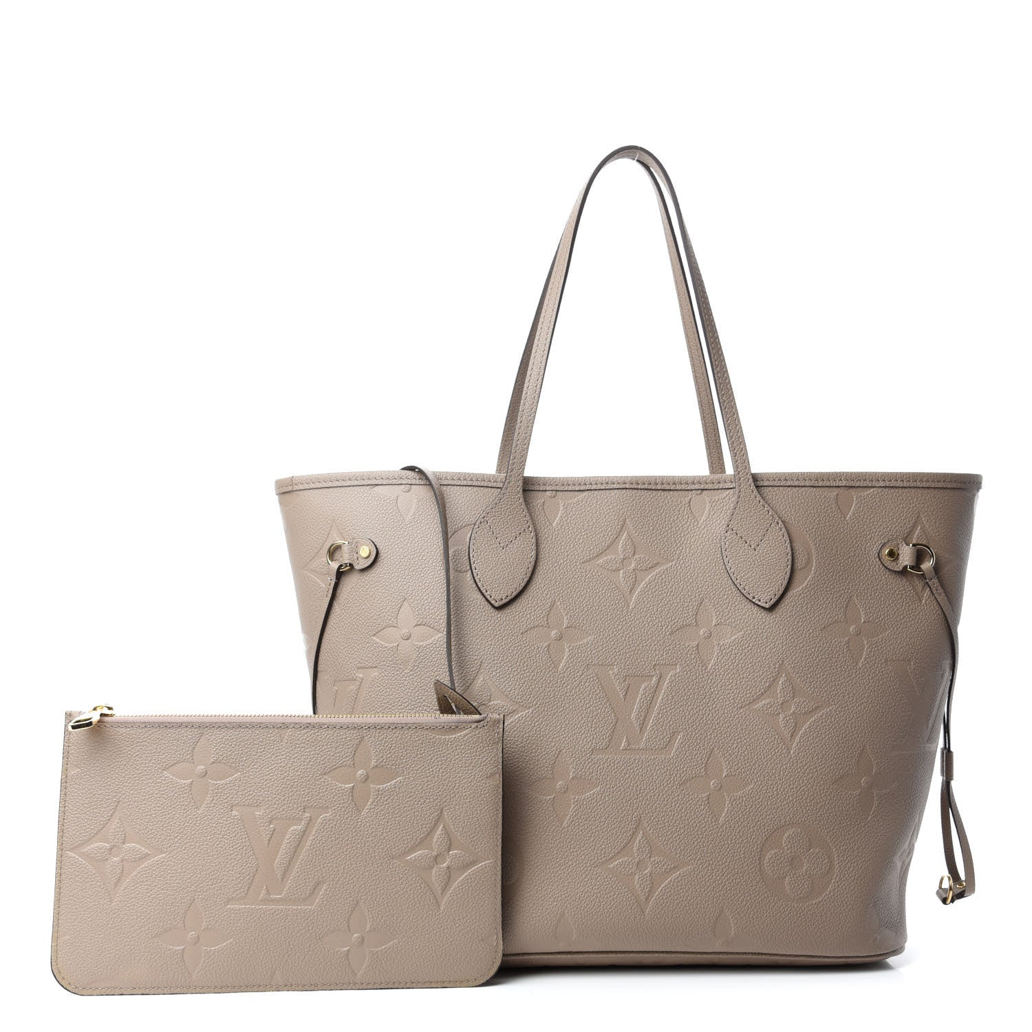 Louis Vuitton Empreinte Monogram Giant Neverfull MM Tourterelle 1 of 9