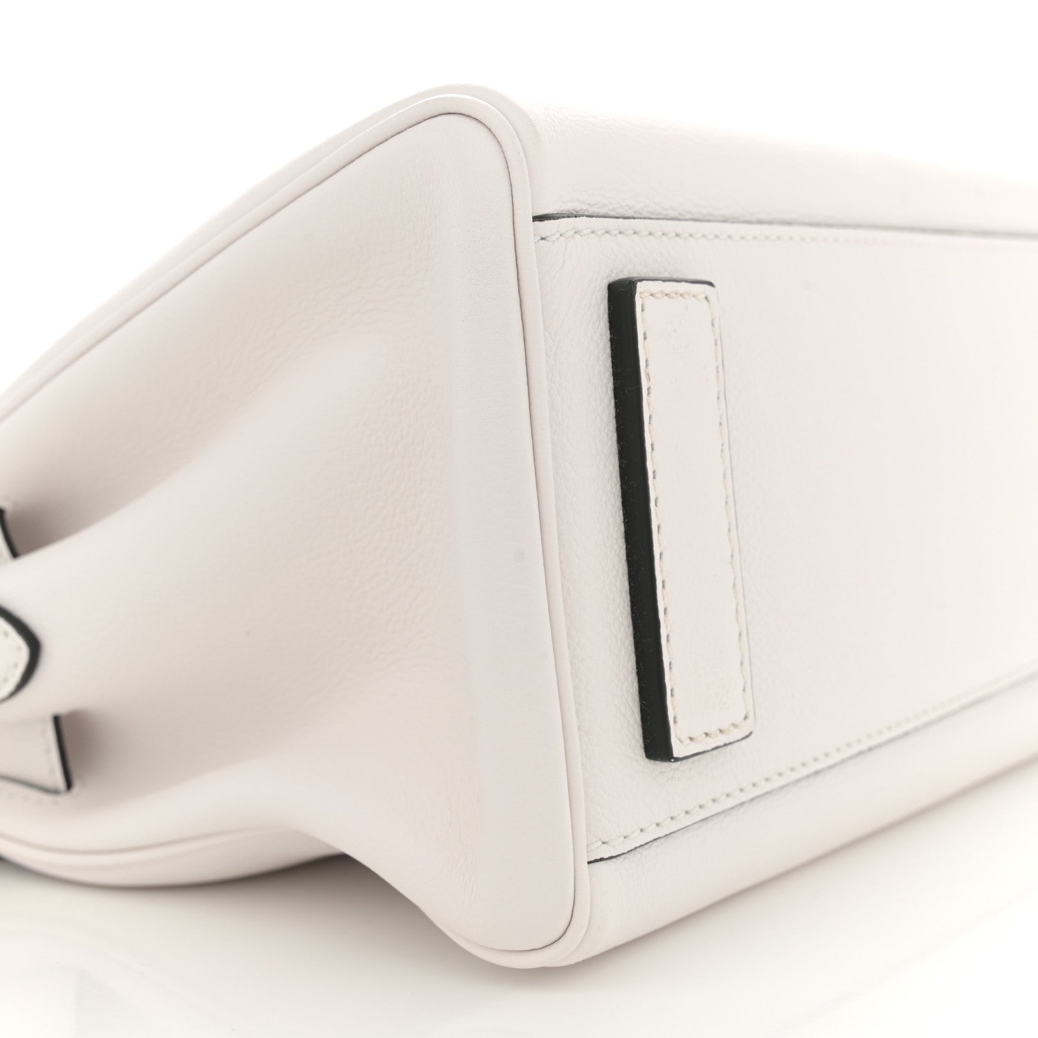 Versace Calfskin Medium La Medusa Top Handle Handbag Optical White 8 of 10