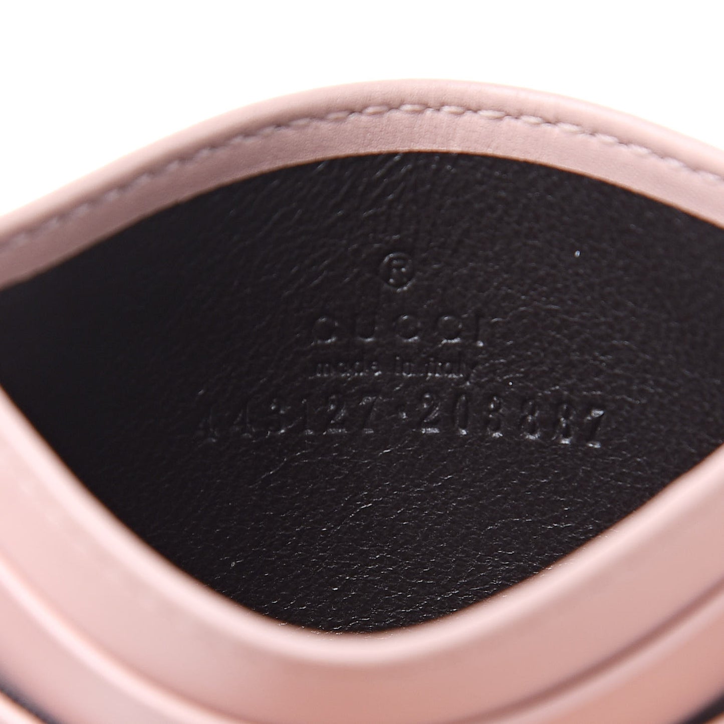 Calfskin Matelasse GG Marmont Card Holder Perfect Pink