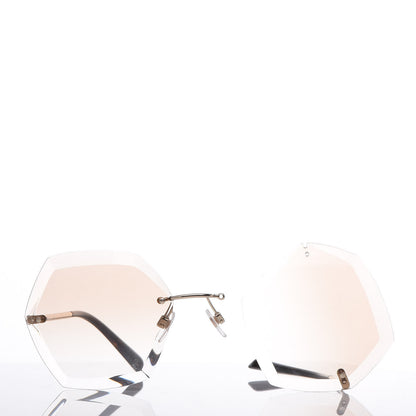 Chanel Round Sunglasses 71181 Gold Brown 2 of 9