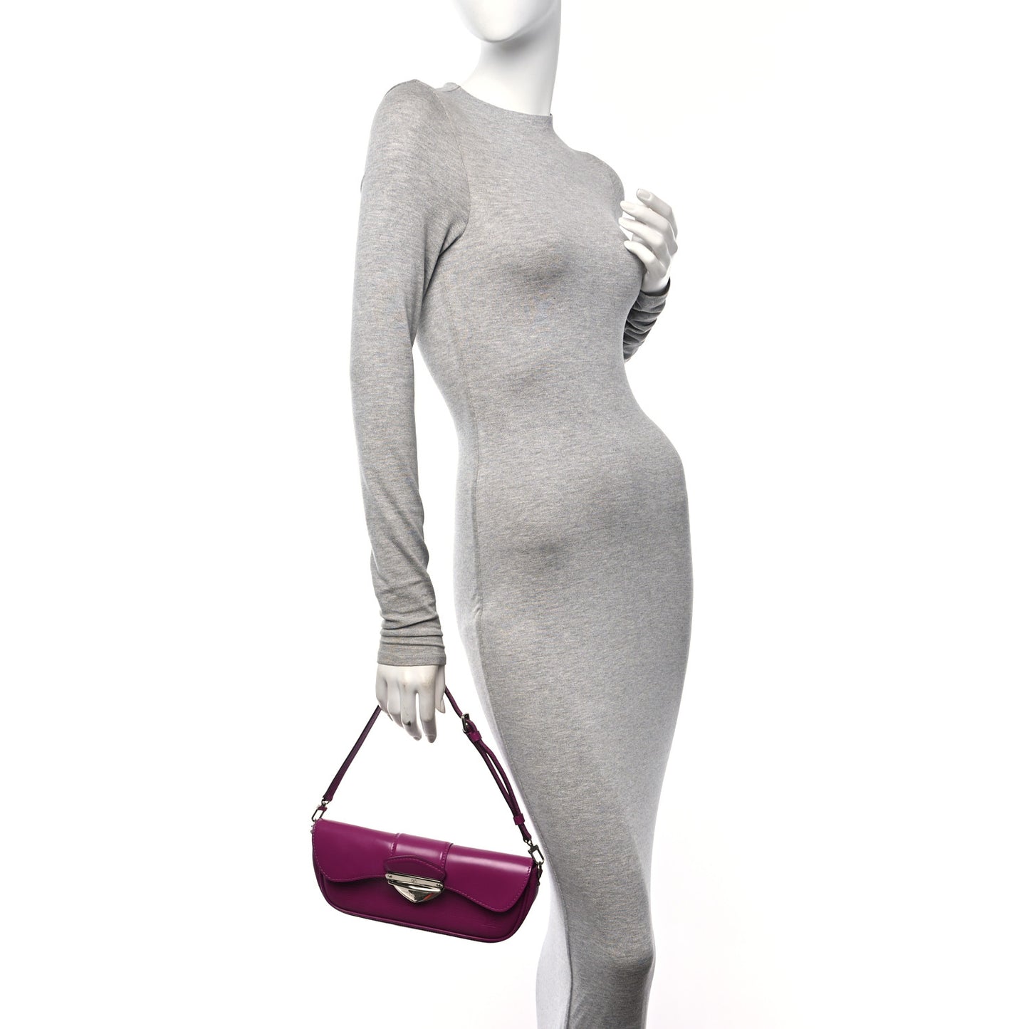 Epi Montaigne Clutch Fuchsia