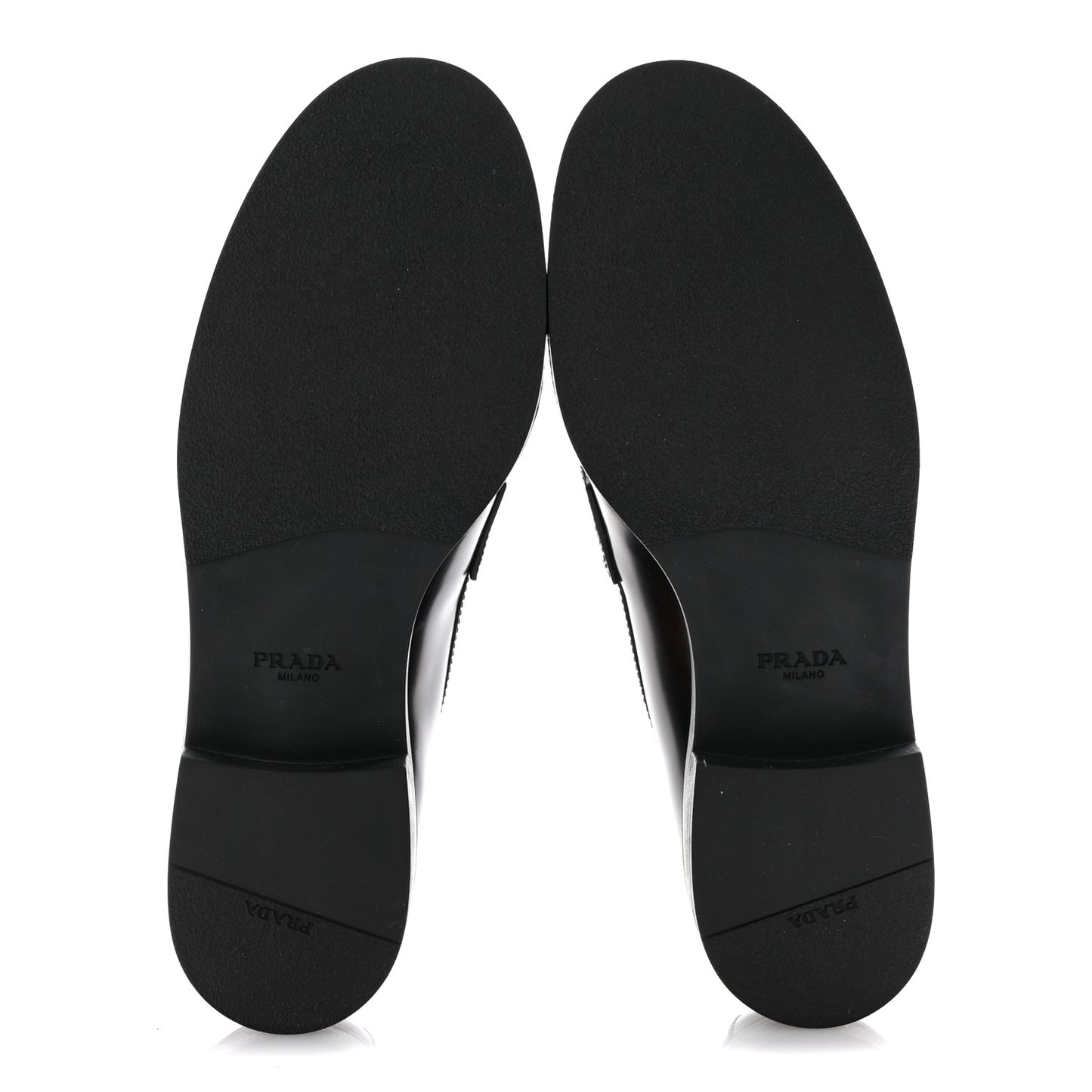 Spazzolato Fume Metal Triangle Logo 35mm Loafers 38.5 Bruciato
