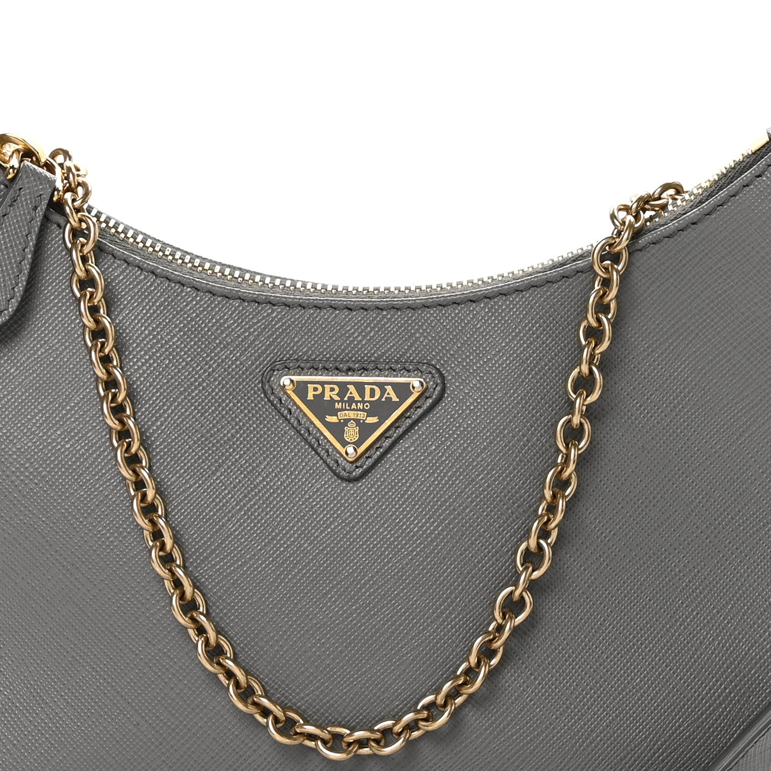 Prada Saffiano Re-Edition 2005 Shoulder Bag Ardesia 7 of 12