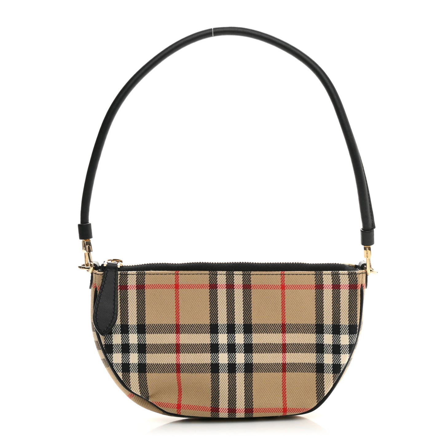 Vintage Check Calfskin Olympia Pouch Archive Beige