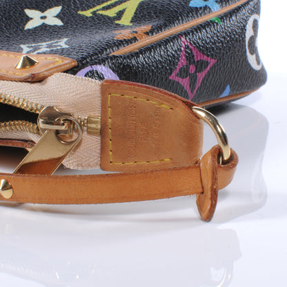 Louis Vuitton Monogram Multicolor Pochette Accessories Black 6 of 6