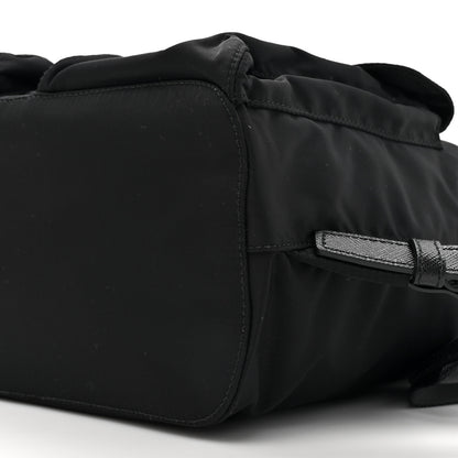 Prada Tessuto Nylon Saffiano Small Backpack Black 8 of 9