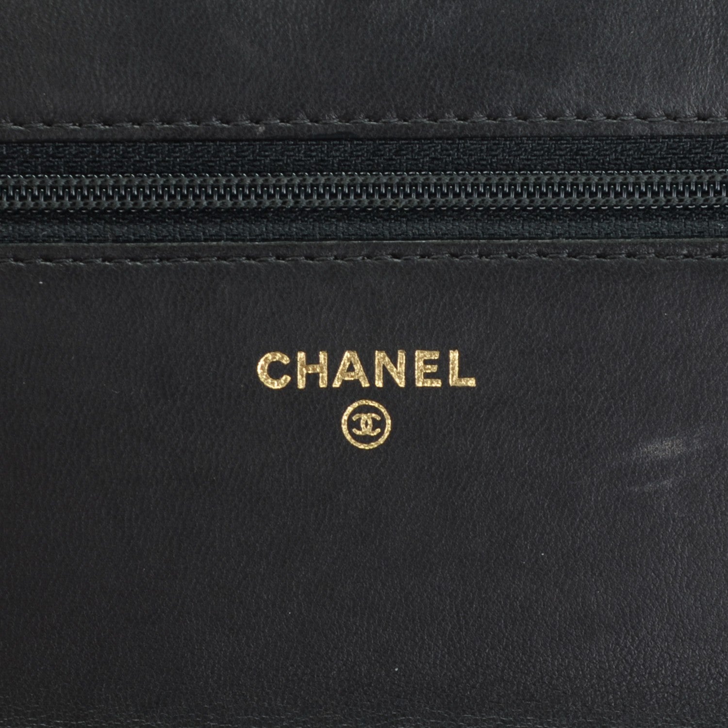 Chanel Lambskin Quilted Boy Wallet On Chain WOC Black 6 of 8