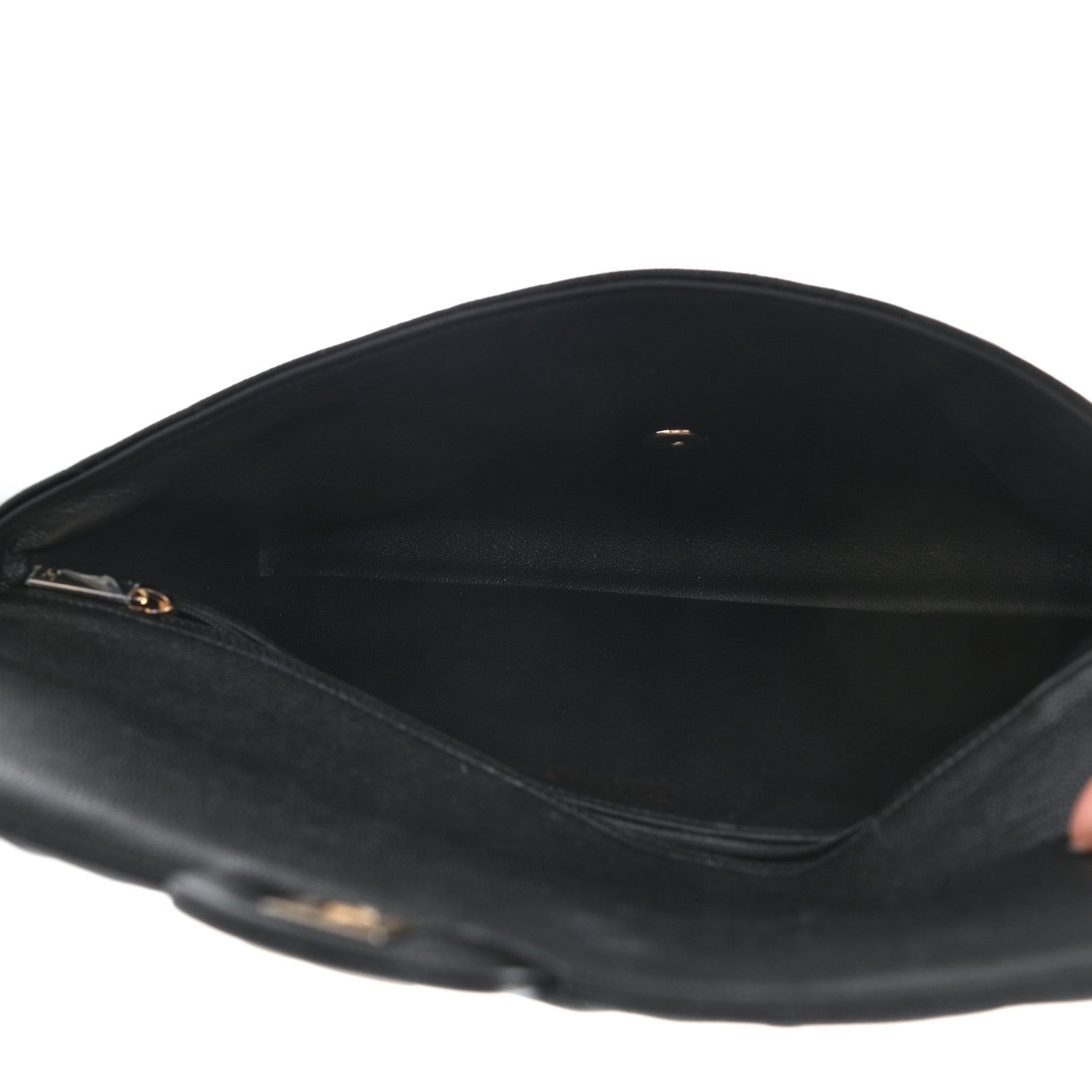 Chanel Caviar Quilted Flap Clutch Black 4 of 6